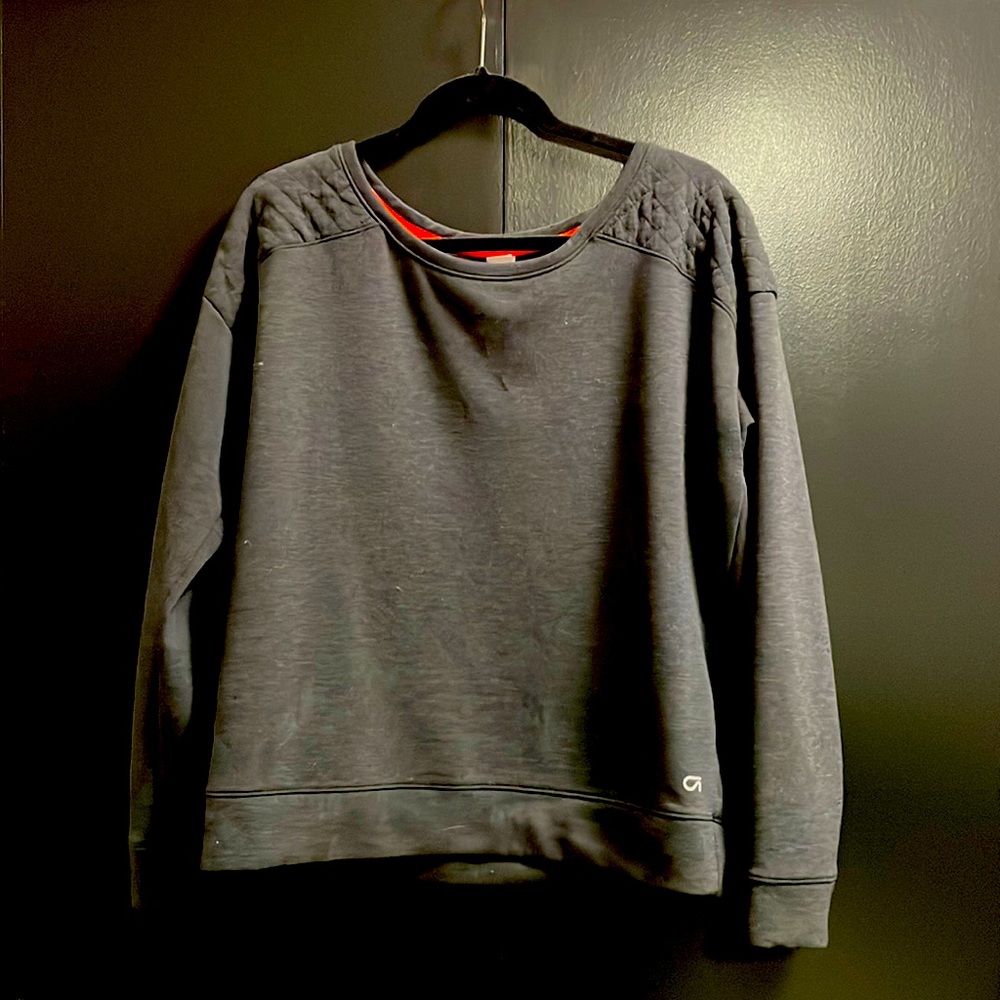 Gap Fit Scoop Neck Athletic Sweater Size M